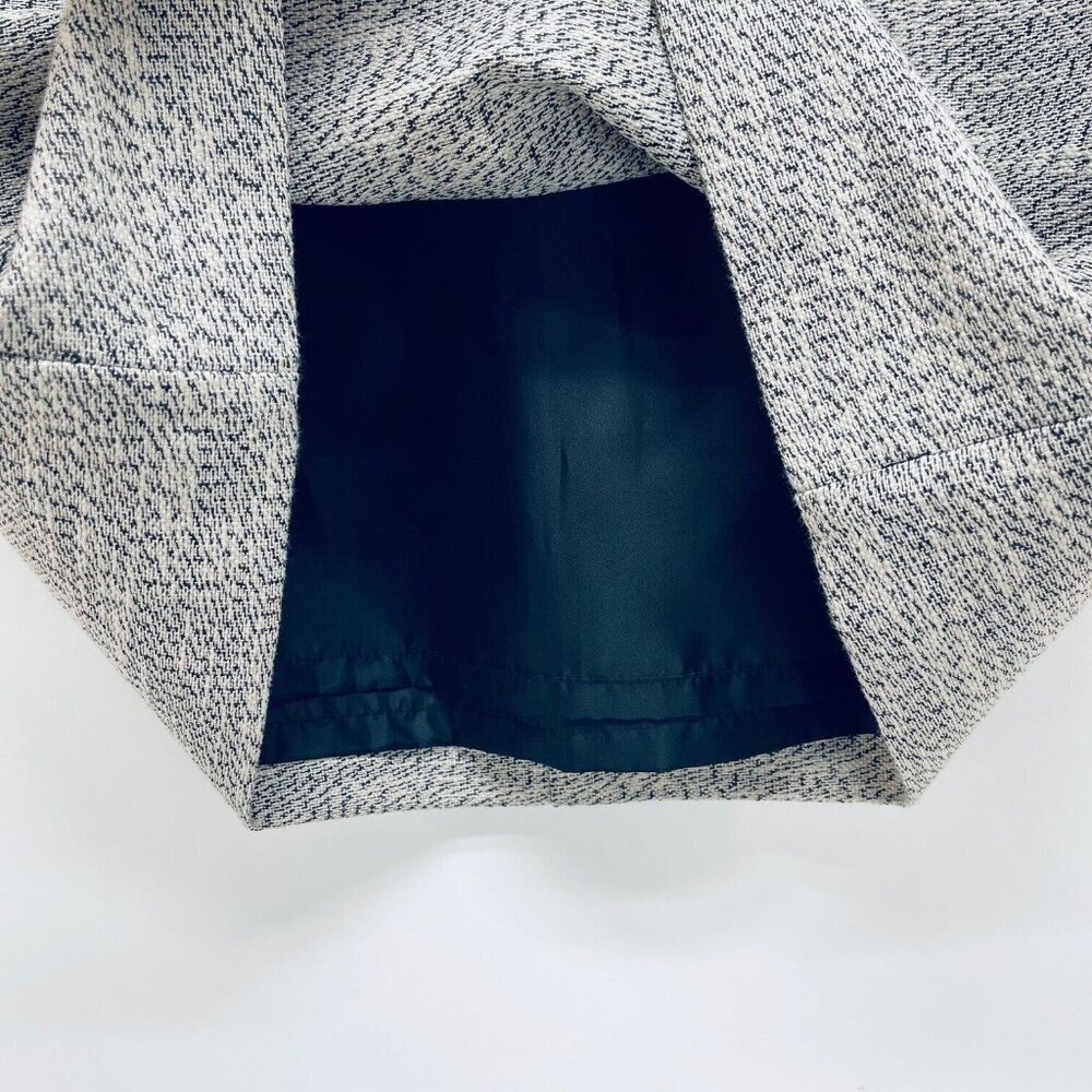 Ann Taylor LOFT Skirt Sz 10P Women’s Straight Mini Lined Maroon Gray White - Picture 5 of 10